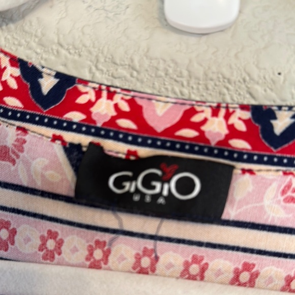 Pink and Red Boho Sundress with 3/4 Sleeves - Picture 4 of 6